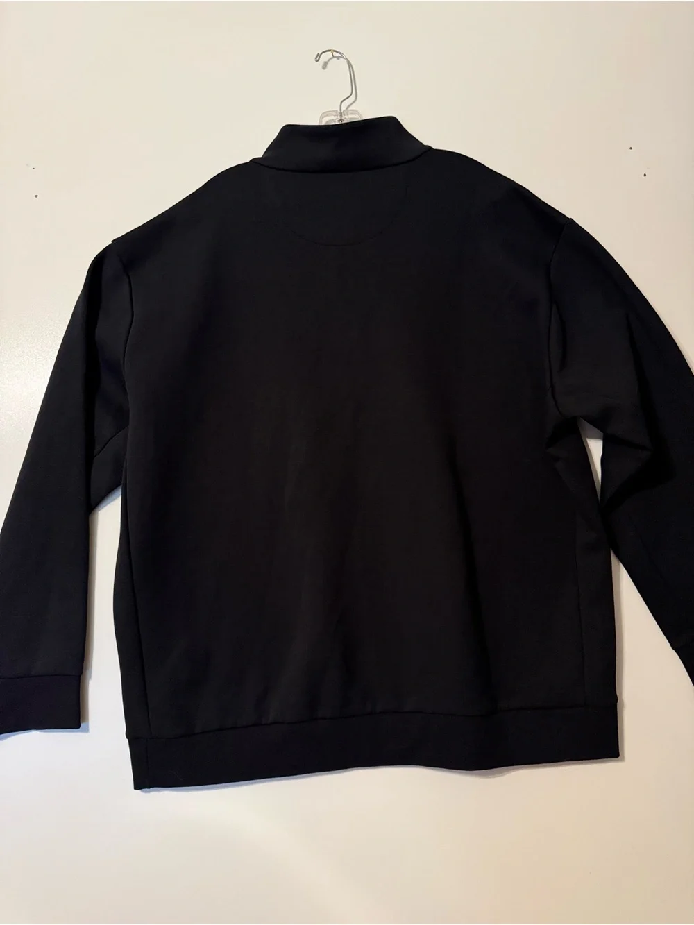 Polo by Ralph Lauren Black Half-Zip Sweatshirt with Red Pony